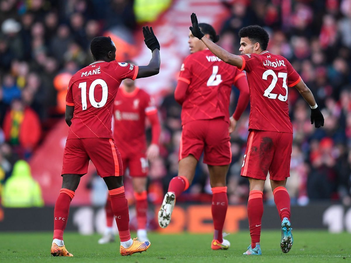 Mane and Diaz were Liverpool's best attackers in 2022